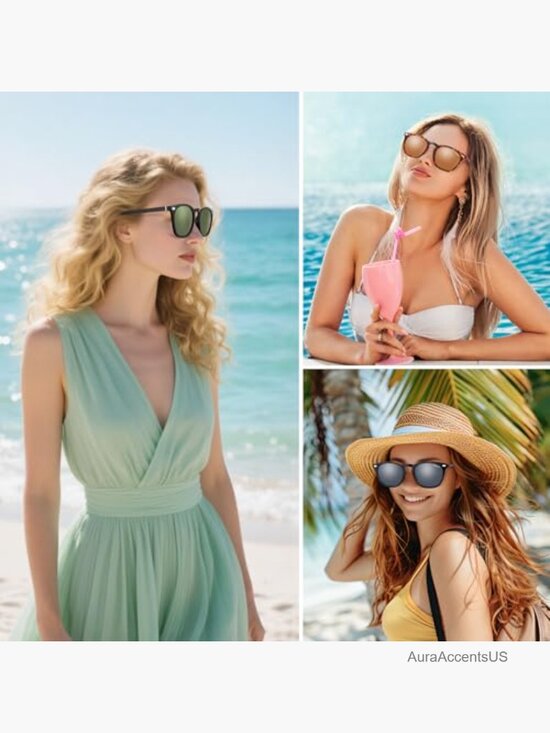 Polarized Square Wayfarer Sunglasses UV Protection main image 6
